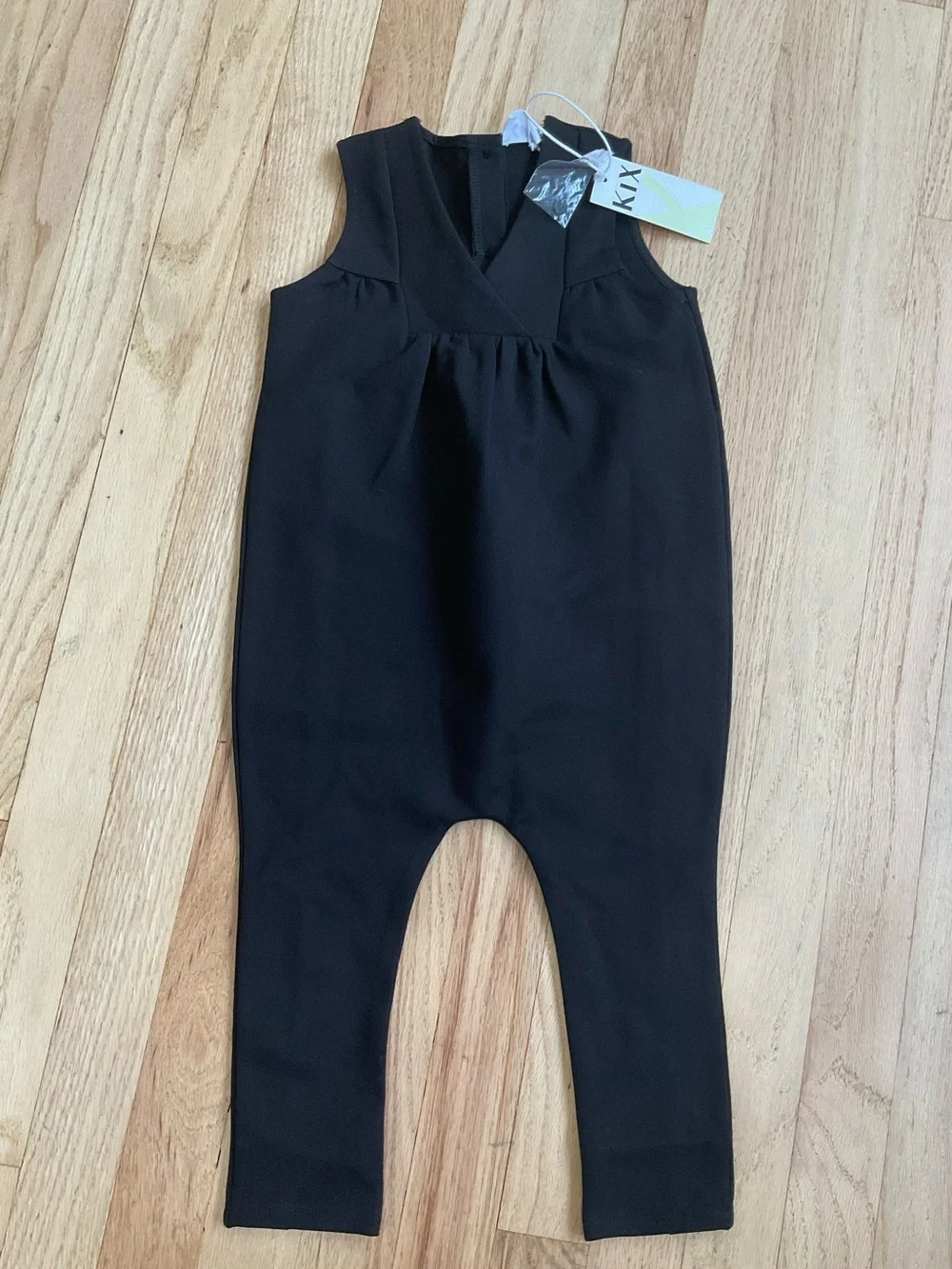 Kix kBlack Sleeveless Baby Jumpsuit